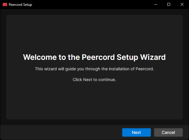 Peercord Installer