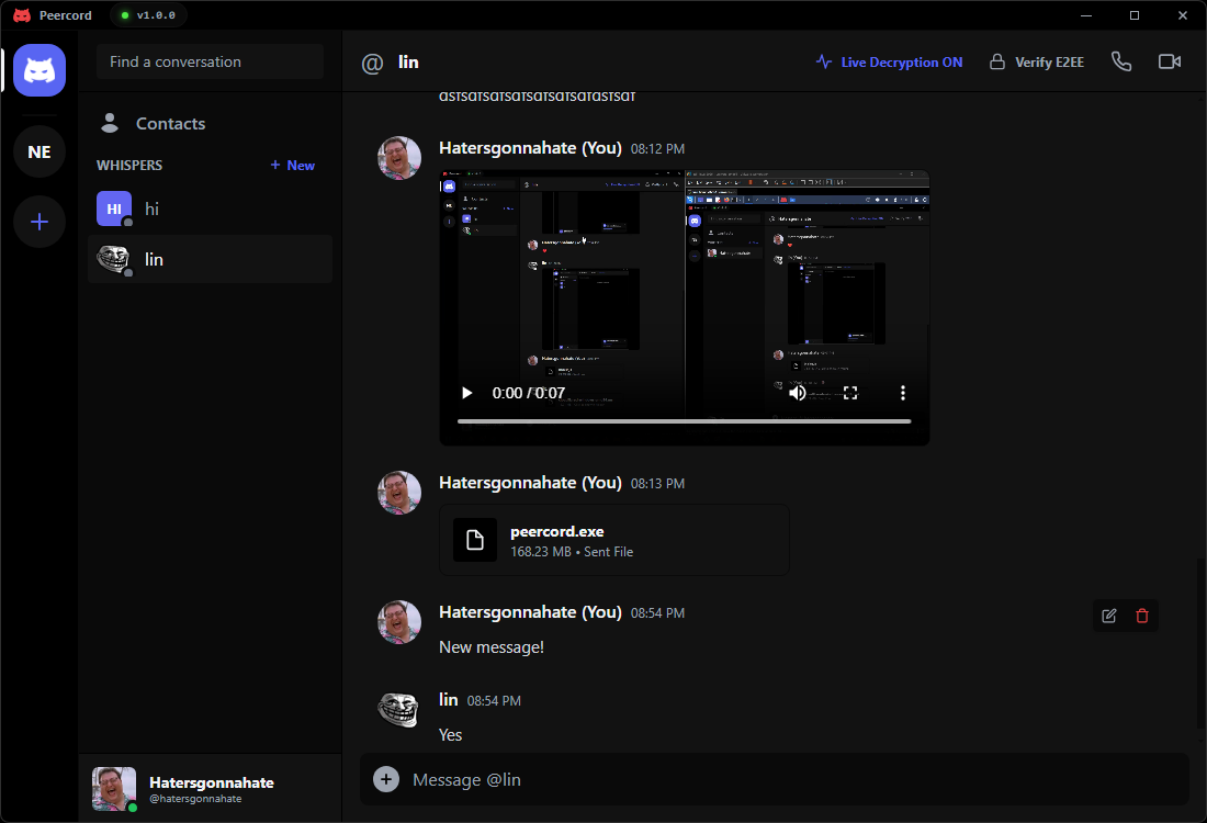 Peercord App